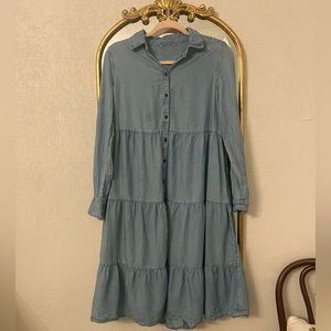 Jean midi dress